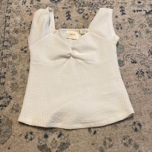 Anthropologie white blouse